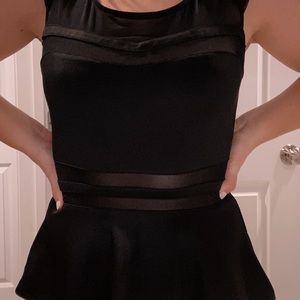 Mesh black professional tank top